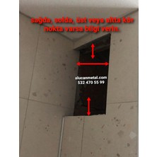 Alücan Fanlı Banyo Wc Alüminyum Havalandırma Menfezi, Banyo Aspiratörü