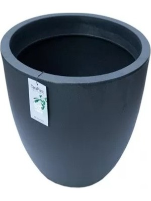 Teraplast Ares 60 Plastik Saksı Antrasit