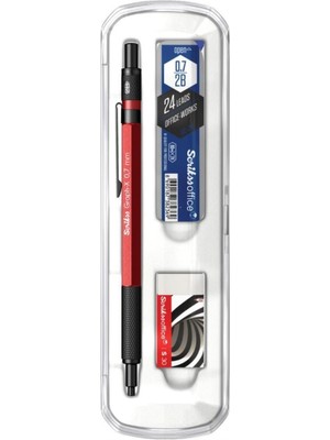 Scrikss Graph- x 0.7 mm Kırmızı Versatil Üçlü Set