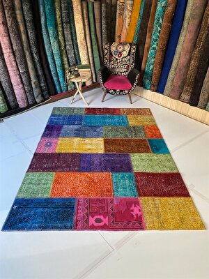 El Dokuma Patchwork Halı