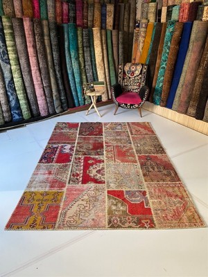 El Dokuma Patchwork Halı