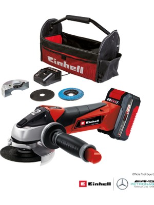 Einhell TE-AG 18/115 Li Kit (1x4,0 Ah), Akülü Avuç Taşlama