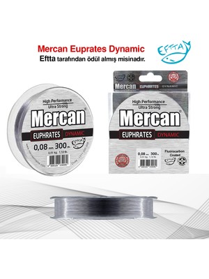 Mercan Euprates Dynamic Gümüş Gri (300 M) Makara Misina