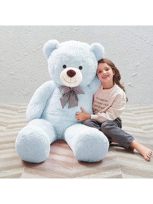 Sole Papyonlu  Büyük Peluş Ayıcık 130 cm - Yerli Pelüş Ayı