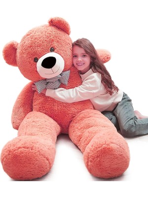 Sole 130 cm Papyonlu Sevimli Peluş Ayı - Sevgiliye Özel Hediye