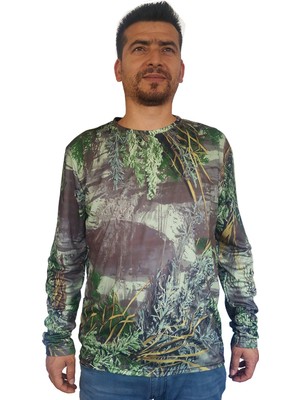 Antler 3D Adaçayı Desenli Micro Sweatshirt