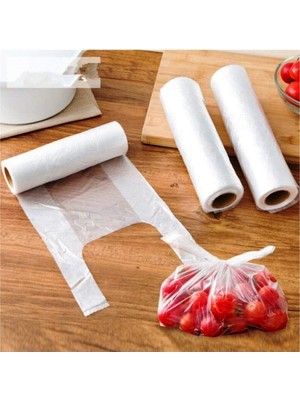 Küçük Boy Manav Poşeti Hışır Atlet Poşet Rulo Mat Poşet Rulo