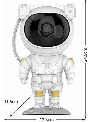 Hediye Sandalı Nebula Bulutu Yıldız Efektli Astronot Projektör Gece Lambası