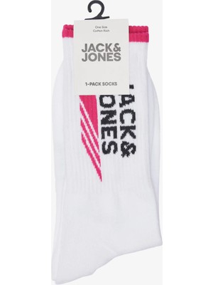 Jack & Jones Jacluca Logo Tennıs Sock Pembe Erkek Çorap 12234472-PINK