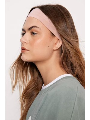 New Obsessions Jersey Saç Bandı Elastik Penye Sporcu Saç Bandı Yoga Bandı