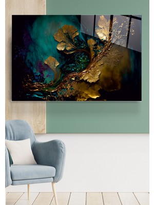 Hinora Soyut Cam Tablo, Dekoratif Cam Tablo