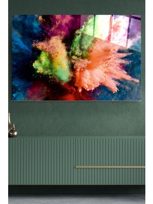 Hinora Toz Bulutu Cam Tablo, Dekoratif Cam Tablo