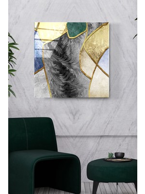 Hinora Soyut Cam Tablo, Dekoratif Cam Tablo