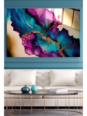 Hinora Soyut Cam Tablo, Dekoratif Cam Tablo