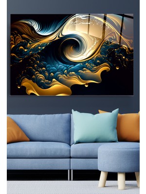 Hinora Soyut Cam Tablo, Dekoratif Cam Tablo