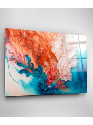 Hinora Soyut Cam Tablo, Dekoratif Cam Tablo