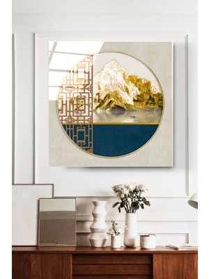 Hinora Dağ Cam Tablo, Dekoratif Cam Tablo