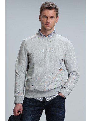 Lufian Alexander Erkek Sweatshirt Gri