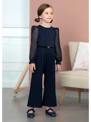 Abel & Lula 4-12 Yaş Kız Çocuk Tulum Lacivert