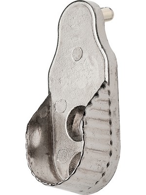 Anda Ayder Oval Boru Askı Flanşı Apex Tırtıklı Mat Krom