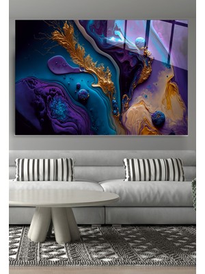 Hinora Soyut Cam Tablo, Dekoratif Cam Tablo