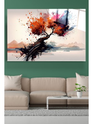 Hinora Soyut Cam Tablo, Dekoratif Cam Tablo