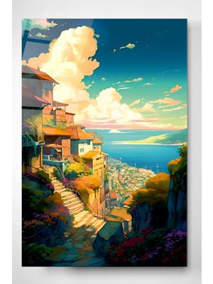 Hinora Manzara Cam Tablo, Dekoratif Cam Tablo