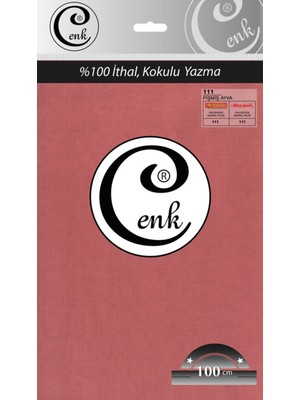 Cenk  Cenk Düz Renk 100 cm Poşetli Yazma - 0301 - 111-PIŞMIŞ Ayva -97