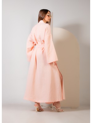 crave Oversize Pembe Uzun Kimono