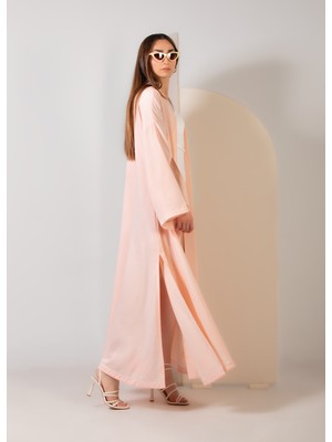 crave Oversize Pembe Uzun Kimono