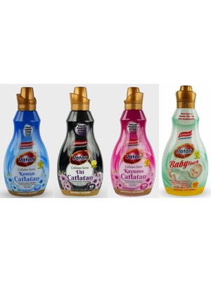Vatan Komşu Çatlatan-Elti Çatlatan-Kaynana Çatlatan-Soft Touch 1440 ml 60 Yıkama 4'lü Set