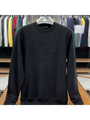 Dolce & Gabbana  Göğüsde Nakış Işlemeli Big Logolu Sweatshirt