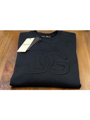 Dolce & Gabbana  Göğüsde Nakış Işlemeli Big Logolu Sweatshirt