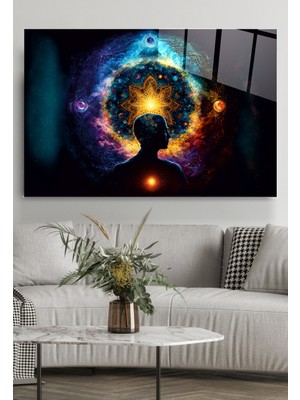 Hinora Mistik Enerji Cam Tablo, Dekoratif Cam Tablo