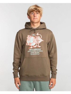 Billabong Take Care Po Kahverengi Erkek Sweatshirt