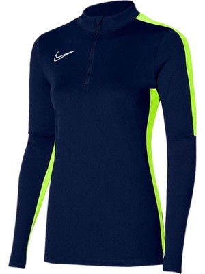 Nike DR1354 W Nk Df ACD23 Drıl Top Lacivert-Neon Yeşil