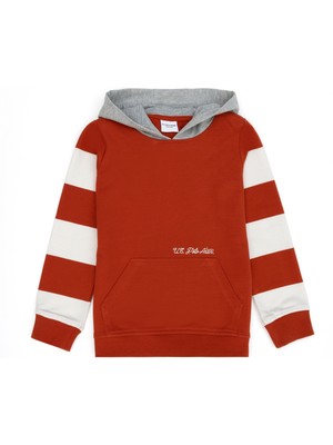 U.S. Polo Assn. Erkek Çocuk Kiremit Sweatshirt 50277342-VR031
