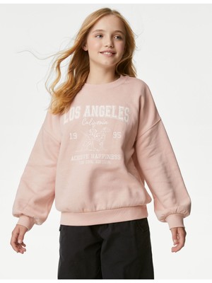 Marks & Spencer Regular Fit Yuvarlak Yaka Sweatshirt