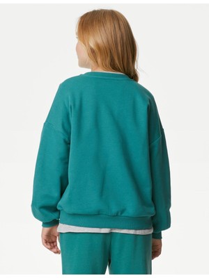 Marks & Spencer Regular Fit Yuvarlak Yaka Sweatshirt