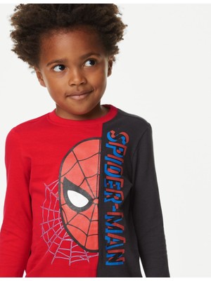 Marks & Spencer Saf Pamuklu Spider-Man™ T-Shirt