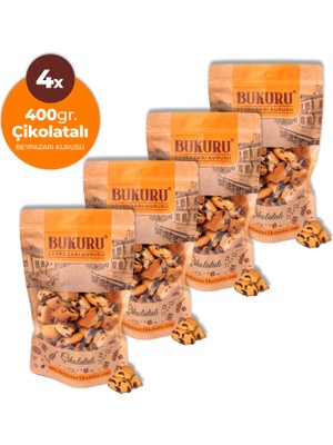 Tadım Kuru Fırını 400 GR 4 Adet Çikolatalı Beypazarı Kurusu Tereyağı ve Gluten İçerir