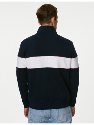 Marks & Spencer Saf Pamuklu Regular Fit Sweatshirt