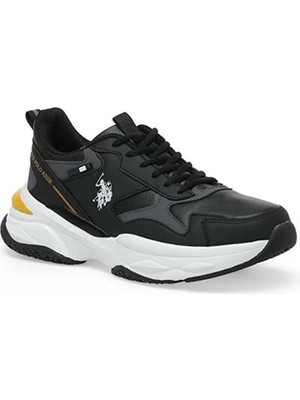 U.S. Polo Assn. Solidar Erkek Siyah Ayakkabı