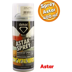 Dekor Ahşap Metal Cam Karton Plastik Pvc Yüzey Boya Öncesi Koruma Sprey Astar 400 ml Kod 677
