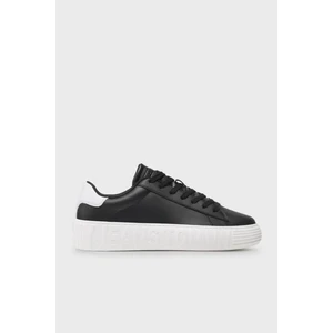 Tommy Hilfiger Deri Sneaker Ayakkabı Erkek Ayakkabı EM0EM01159 Bds