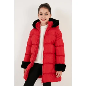 Içi Yumuşak Astarlı Kapüşonlu Şişme Mont Kız Çocuk Mont 5761981