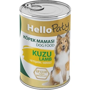 Hello Paty Yetişkin Kuzu Etlı Köpek Konserve Maması 24 Adet x 415 gr