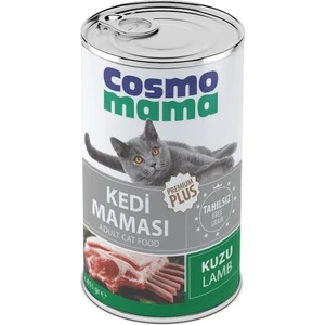 Cosmo Mama Yetişkin Kuzu Etlı Kedı Konserve Maması 24 Adet x 415 gr