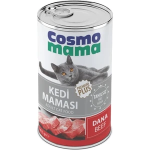 Cosmo Mama Cosmo Mamayetişkin Dana Etlı Kedı Konserve Maması 12 Adet x 415 gr