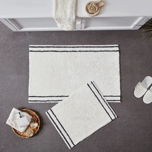 Doqu Home Doquhome Dora Banyo Paspası Krem&antrasit 60X100CM